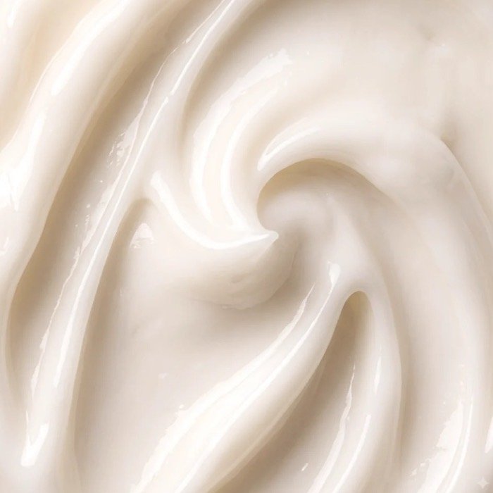 Textura do creme da máscara pós química