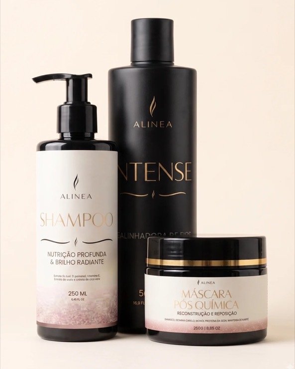 Kit 1 Alinhamento Essencial: três produtos Alinea