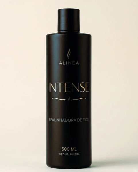 Frasco preto fosco da Progressiva Intense, 500 ml
